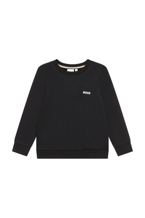 Дитяча кофта BOSS колір чорний однотонна (2544743)