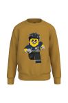 Дитяча бавовняна кофта Lego Wear колір жовтий з принтом