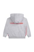 Дитяча бавовняна кофта Marc Jacobs колір сірий візерунок