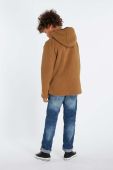 Дитяча кофта Protest колір коричневий з капюшоном однотонна (2829198)