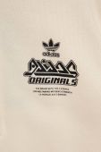 Дитяча кофта adidas Originals колір бежевий з принтом (2854758)