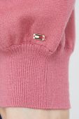 Светр Tommy Hilfiger жіноча колір рожевий