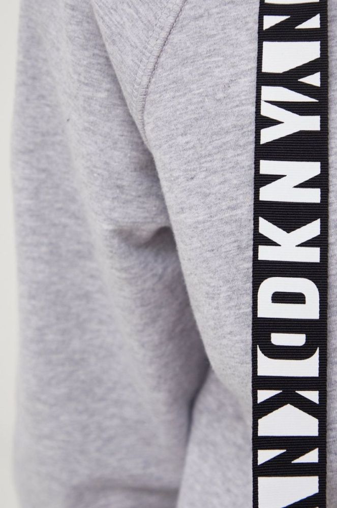 Кофта Dkny жіноча колір сірий однотонна фото 5
