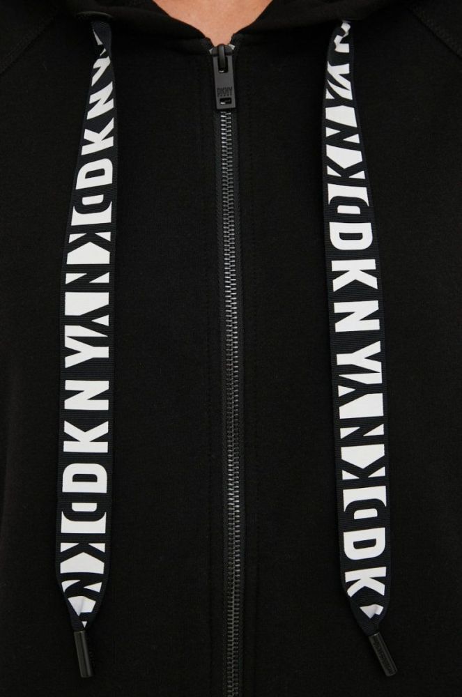 Кофта Dkny жіноча колір чорний однотонна (2596548) фото 5