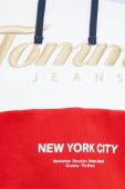 Бавовняна кофта Tommy Jeans жіноча  з аплікацією колір барвистий (2547195)