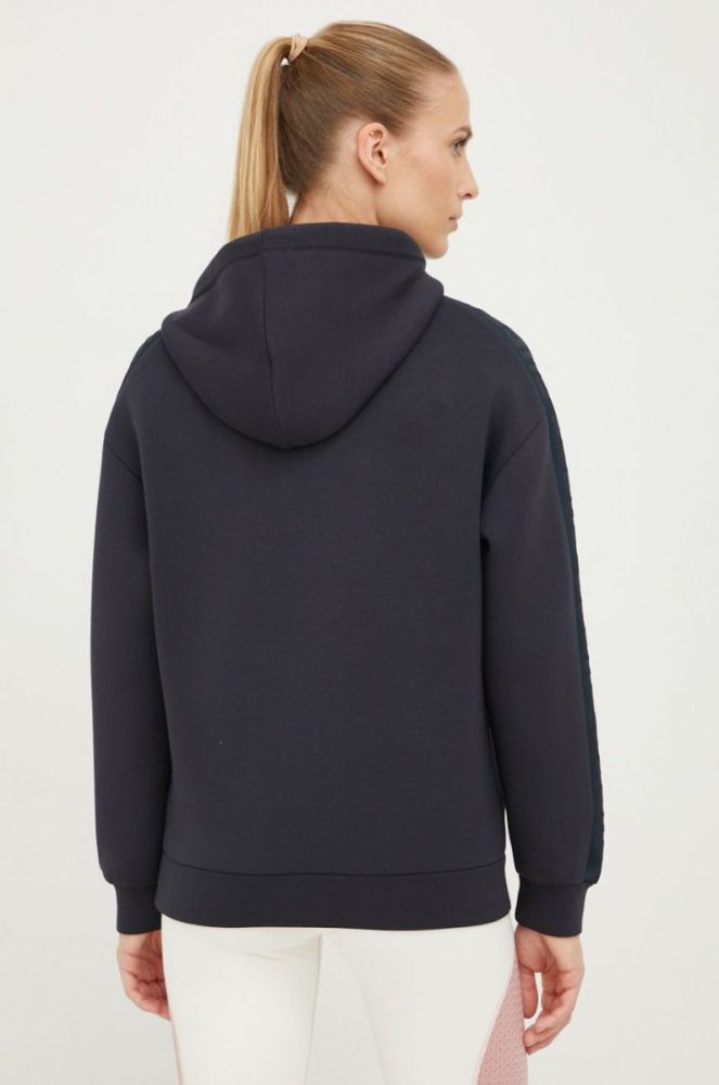 Кофта Guess жіноча колір синій з аплікацією (2499522) фото 3