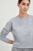 Кофта Dkny жіноча колір сірий з аплікацією