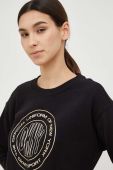 Кофта Dkny жіноча колір чорний з аплікацією (2833392)