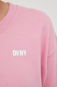 Кофта Dkny жіноча колір рожевий з аплікацією (2664736)