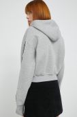Кофта Reebok жіноча колір сірий з аплікацією