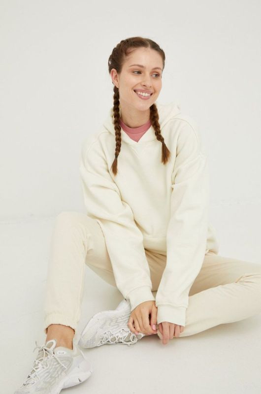 Кофта Reebok Classic жіноча колір бежевий однотонна HH9711-NONDYE фото 2