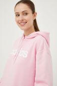 Кофта adidas жіноча колір рожевий з принтом (2528414)