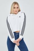 Кофта adidas Originals HN5884 жіноча колір білий з аплікацією HN5884-WHITE