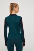 Спортивна кофта Reebok Tech Style жіноча колір зелений візерунок