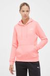 Кофта Puma жіноча колір рожевий з капюшоном однотонна Кофта Puma жіноча колір рожевий з капюшоном однотонна