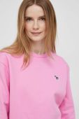Бавовняна кофта PS Paul Smith жіноча колір рожевий однотонна