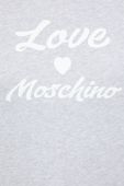 Бавовняна кофта Love Moschino жіноча колір сірий меланж (2518662)