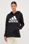 Тренувальна кофта adidas Performance Big Logo жіноча колір чорний з принтом Тренувальна кофта adidas Performance Big Logo жіноча колір чорний з принтом