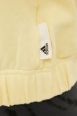 Кофта adidas Performance жіноча колір жовтий однотонна