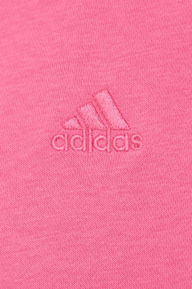 Кофта adidas Performance жіноча колір рожевий однотонна (2494742) фото 5