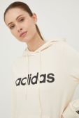 Кофта adidas жіноча колір бежевий з принтом