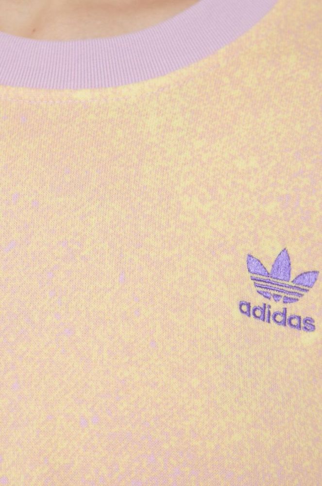Бавовняна кофта adidas Originals жіноча  візерунок колір барвистий (2596583) фото 5