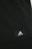 Кофта adidas Performance жіноча колір чорний з аплікацією