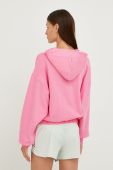 Кофта adidas Performance жіноча колір рожевий однотонна (2607602)