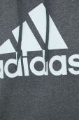 Кофта adidas жіноча колір сірий з принтом