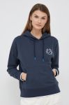 Бавовняна кофта Pepe Jeans жіноча колір синій з аплікацією Бавовняна кофта Pepe Jeans жіноча колір синій з аплікацією
