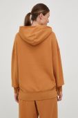 Бавовняна кофта Puma жіноча колір коричневий однотонна