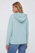 Кофта Joop! жіноча колір бірюзовий з капюшоном однотонна