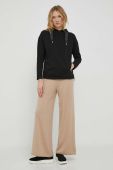 Кофта Joop! жіноча колір чорний з капюшоном однотонна