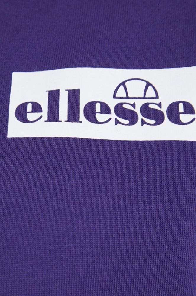 Кофта Ellesse жіноча колір фіолетовий однотонна фото 6