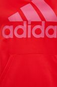 Тренувальна кофта adidas Performance жіноча колір червоний з принтом