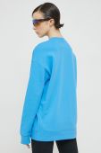 Бавовняна кофта adidas Originals жіноча  з принтом колір блакитний