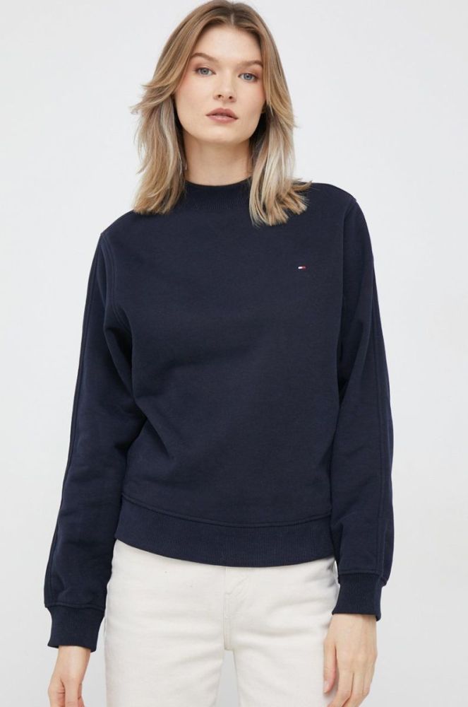 Кофта Tommy Hilfiger жіноча колір синій однотонна (2764851) фото 4