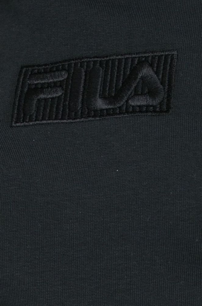 Кофта Fila жіноча колір чорний з аплікацією (2607639) фото 5