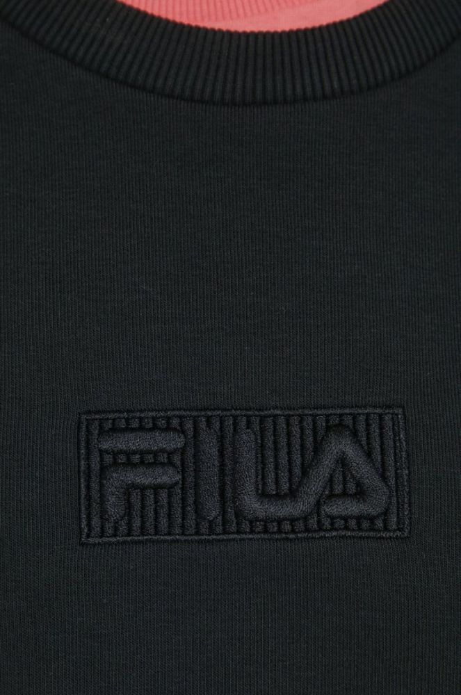 Кофта Fila жіноча колір чорний однотонна (2611648) фото 5
