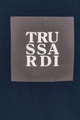 Бавовняна кофта Trussardi жіноча колір синій з принтом (2503435)
