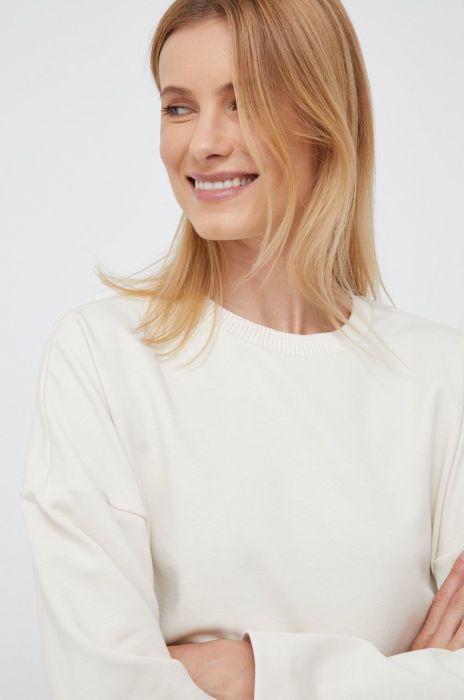 Кофта Sisley жіноча колір бежевий однотонна (2577843)