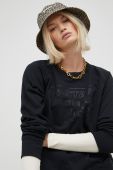Кофта G-Star Raw жіноча колір чорний з принтом