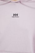 Кофта Helly Hansen жіноча колір рожевий з капюшоном однотонна