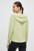 Спортивна кофта Helly Hansen Lifa Tech жіноча колір зелений з капюшоном однотонна