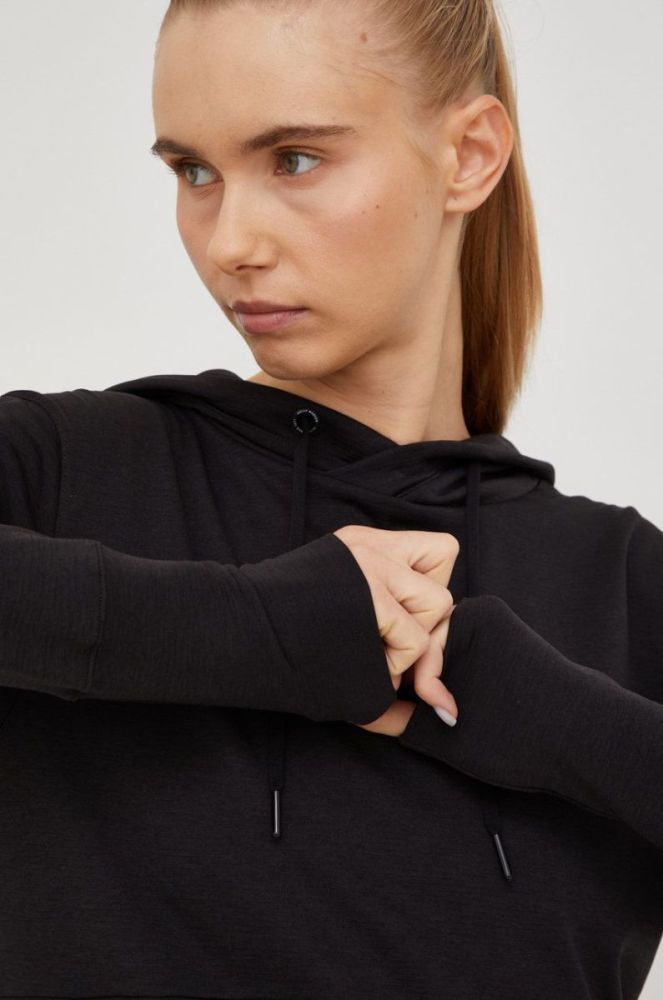 Спортивна кофта Helly Hansen Lifa Tech жіноча колір чорний однотонна фото 4
