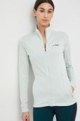 Спортивна кофта adidas TERREX Multi жіноча колір зелений однотонна Спортивна кофта adidas TERREX Multi жіноча колір зелений однотонна