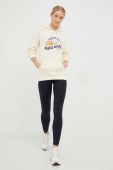 Кофта Rip Curl жіноча колір бежевий з капюшоном з принтом