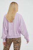 Бавовняна кофта Wrangler жіноча колір фіолетовий з аплікацією