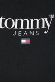 Кофта Tommy Jeans жіноча колір чорний з аплікацією (2582396)