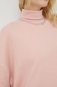 Кофта American Vintage жіноча колір рожевий меланж